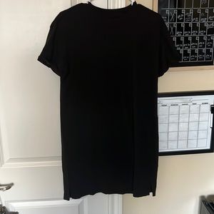 Walmart black t shirt dress worn once